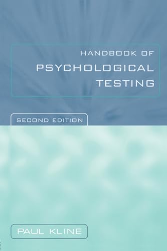 Handbook of Psychological Testing