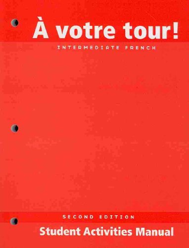 Votre Tour Student Activities Manual