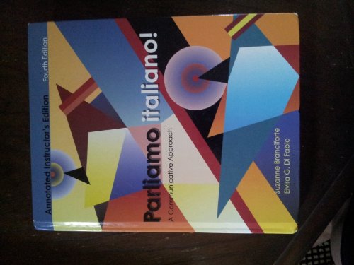 Parliamo Italiano! A Communicative Approach, Annotated Instructor's Edition 4th edition by Branciforte/Di Fabio (2011) Hardcover