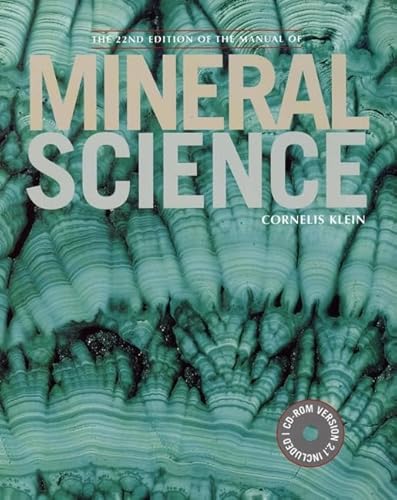 Manual of Mineral Science, 22nd Edition