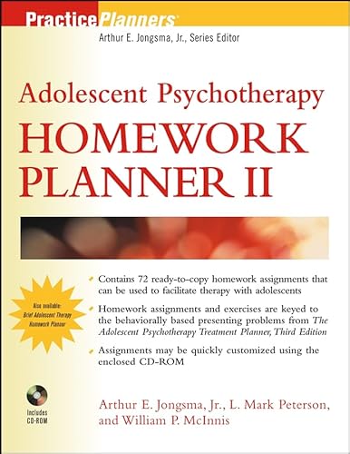 Adolescent Psychotherapy Homework Planner II