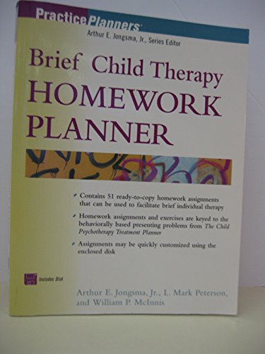 Brief Child Therapy Homework Planner (Practice Planners)
