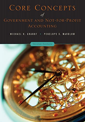 Core Concepts of Government and Not-For-Profit Accounting