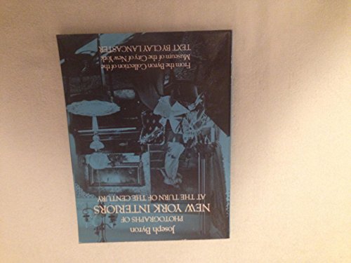 Photographs of New York Interiors at the Turn of the Century (Dover Architecture)