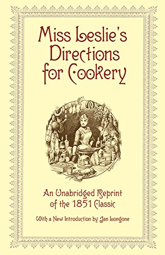 Miss Leslie's Directions for Cookery