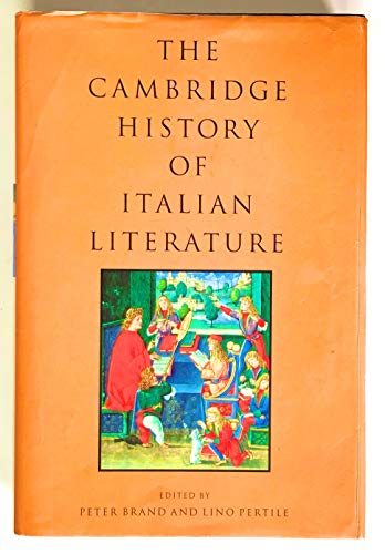 The Cambridge History of Italian Literature
