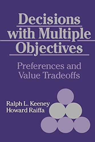 Decisions with Multiple Objectives: Preferences and Value Tradeoffs