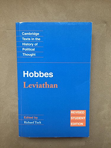 Hobbes: Leviathan (Cambridge Texts in the History of Political Thought)