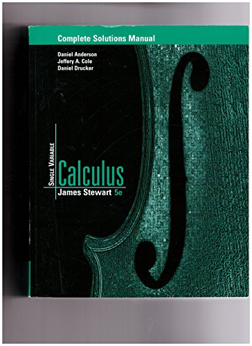 Complete Solutions Manual Single Variable Calculus