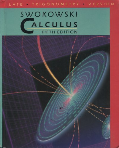 Calculus/Late Trigonometry Version