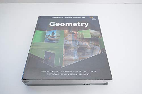 Geometry 2015: Teacher Edition With Solutions
