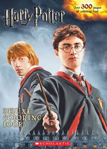Harry Potter Deluxe Coloring Book (Harry Potter Movies 1-6) (Harry Potter Movie Tie-In)