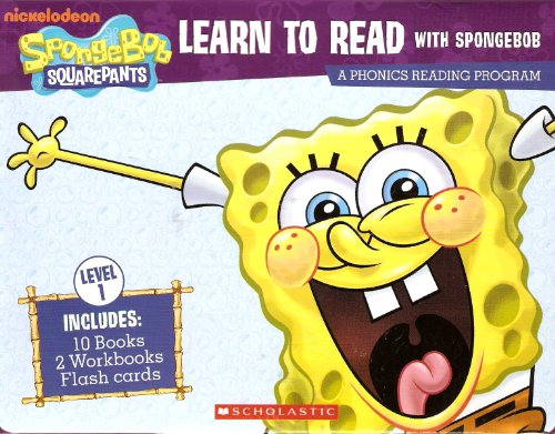 Learn to Read with Spongebob Level 1 (Learn to Read with Spongebob: A Phonics Reading Program, Level 1)