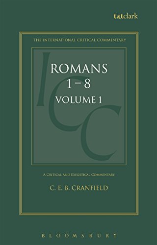 A Critical and Exegetical Commentary on the Epistle to the Romans: Introduction and Commentary on Romans I-VIII, Vol. 1 (Intl Critical Commentary)