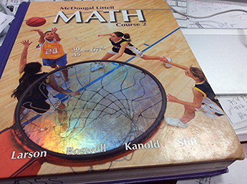 Math Course 2, Grades 6-8: Mcdougal Littell Middle School Math