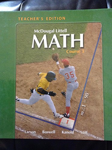 McDougal Littell Math Course 3: Teacher's Edition 2007