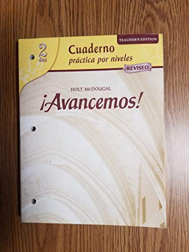 Cuaderno: Practica por niveles Workbook Teacher's Edition Level 2 (¡Avancemos!) (Spanish Edition)