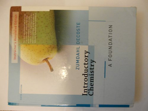Introductory Chemistry Teacher's Edition