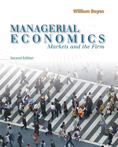 Managerial Economics: Markets and the Firm (Upper Level Economics Titles)