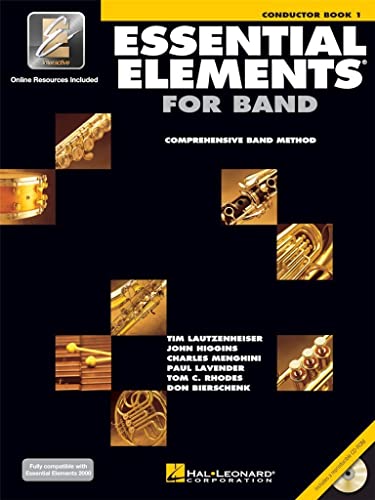 Essential Elements for Band - Conductor Book 1 with EEi | Band Director's Score and Teaching Guide | Online Audio and Interactive Learning | Hal Leonard Essential Elements