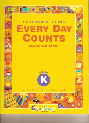 Great Source Every Day Counts: Teacher's Guide Grade K