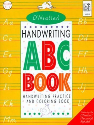 D'Nealian Handwriting ABC Book: Handwriting Practice and Coloring Book, Grades K-2