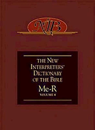 New Interpreter's Dictionary of the Bible Volume 4 - NIDB