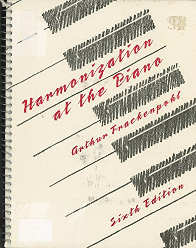 Harmonization at the Piano