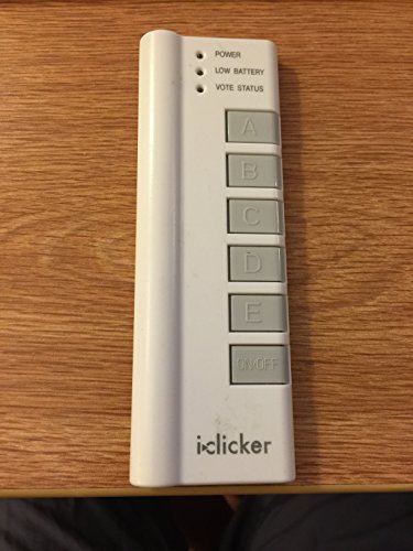 i>clicker student remote (Gen1): Radio Frequency Classroom Response System