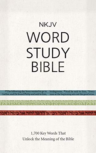 NKJV Word Study Bible, Hardcover, Red Letter: 1,700 Key Words that Unlock the Meaning of the Bible
