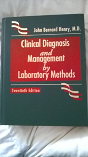 Clinical Diagnosis and Management by Laboratory Methods