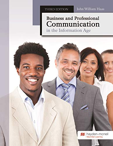 Business and Professional Communication in the Information Age