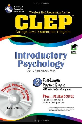 CLEP: Introductory Psychology, TestWare Edition (Book & CD-ROM)