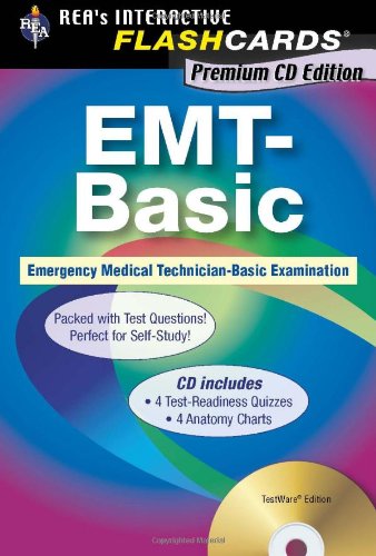 EMT-Basic - Interactive Flashcards Book for EMT (REA), Premium Edition incl. CD-ROM
