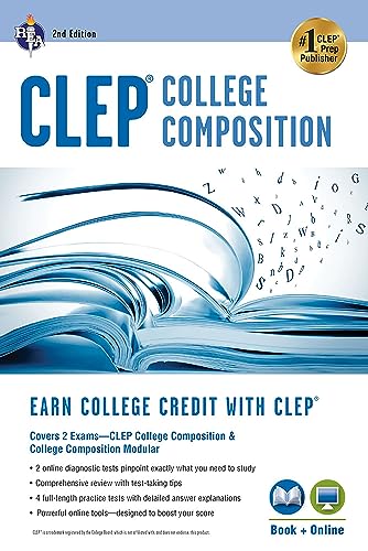 CLEP® College Composition 2nd Ed., Book + Online (CLEP Test Preparation)