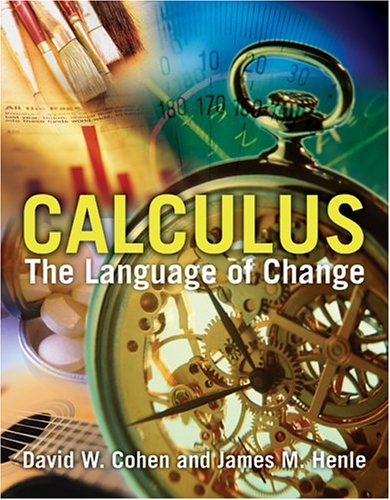 Calculus: The Language of Change: .