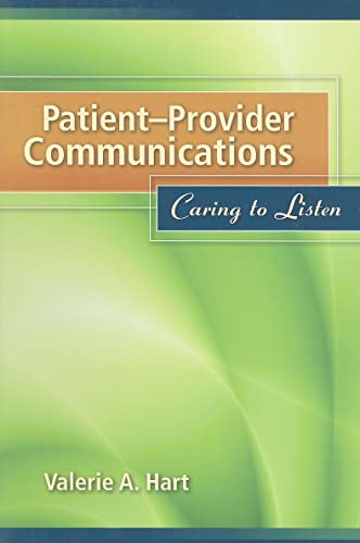 Patient-Provider Communications: Caring to Listen: .