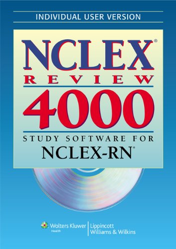 NCLEX Review 4000 Study Software for NCLEX-RN -Individual User Edition