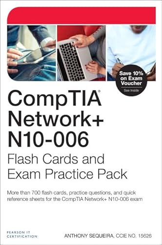 CompTIA Network+ N10-006 Flash Cards and Exam Practice Pack