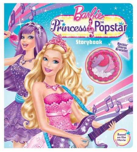 The Barbie The Princess & The Popstar Storybook (1) (BOOK AND JEWELRY)