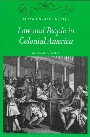Law and People in Colonial America