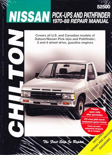 Nissan Pick-ups and Pathfinders, 1970-88 (Chilton Total Car Care Series Manuals)