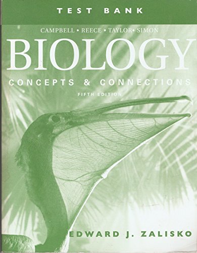 Biology Concepts & Connections (TEST BANK)