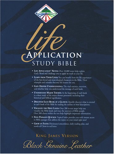 Life Application Study Bible, KJV, Black Genuine Leather (Life Application Bible (KJV))