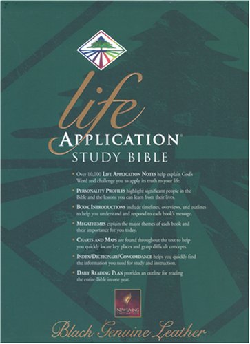 Life Application Study Bible, New Translation Bible : Live Out the Promises of Scripture (New Living Translation)