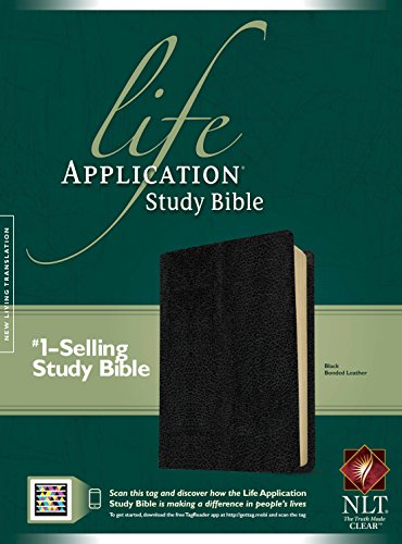 NLT Life Application Study Bible, Second Edition (Red Letter, Bonded Leather, Black)