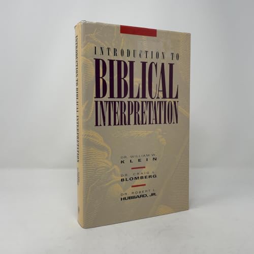 Introduction to Biblical Interpretation