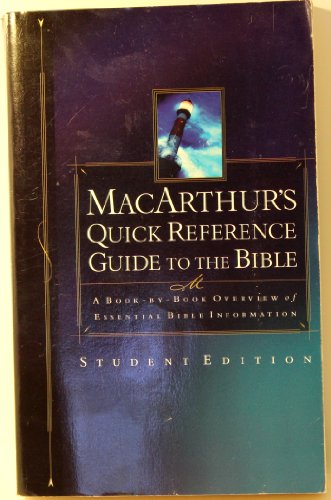 Macarthur's Quick Reference Guide To The Bible