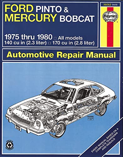 Ford Pinto & Mercury Bobcat 1975-1980 Automotive Repair Manual