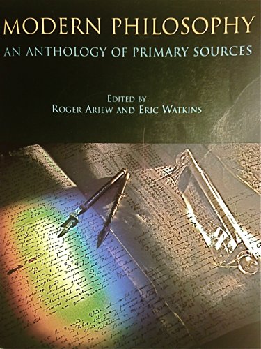 Modern Philosophy: An Anthology of Primary Sources